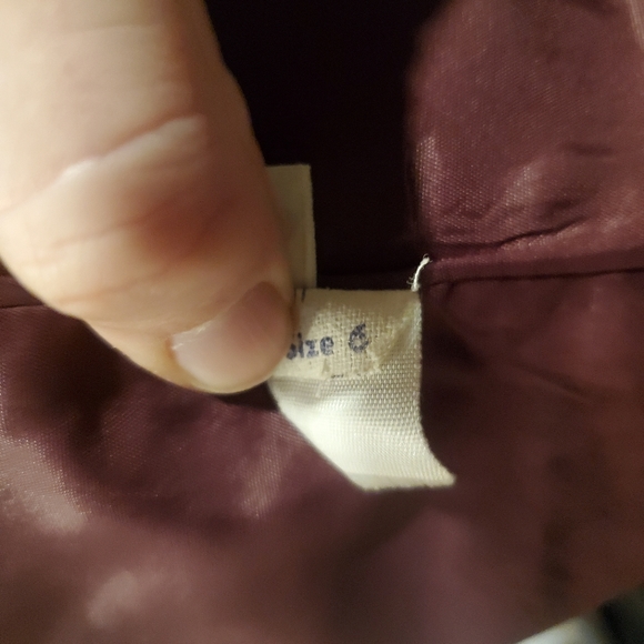 Vintage 100% wool blazer, dark grey-blue.  Size 6. - Picture 10 of 12